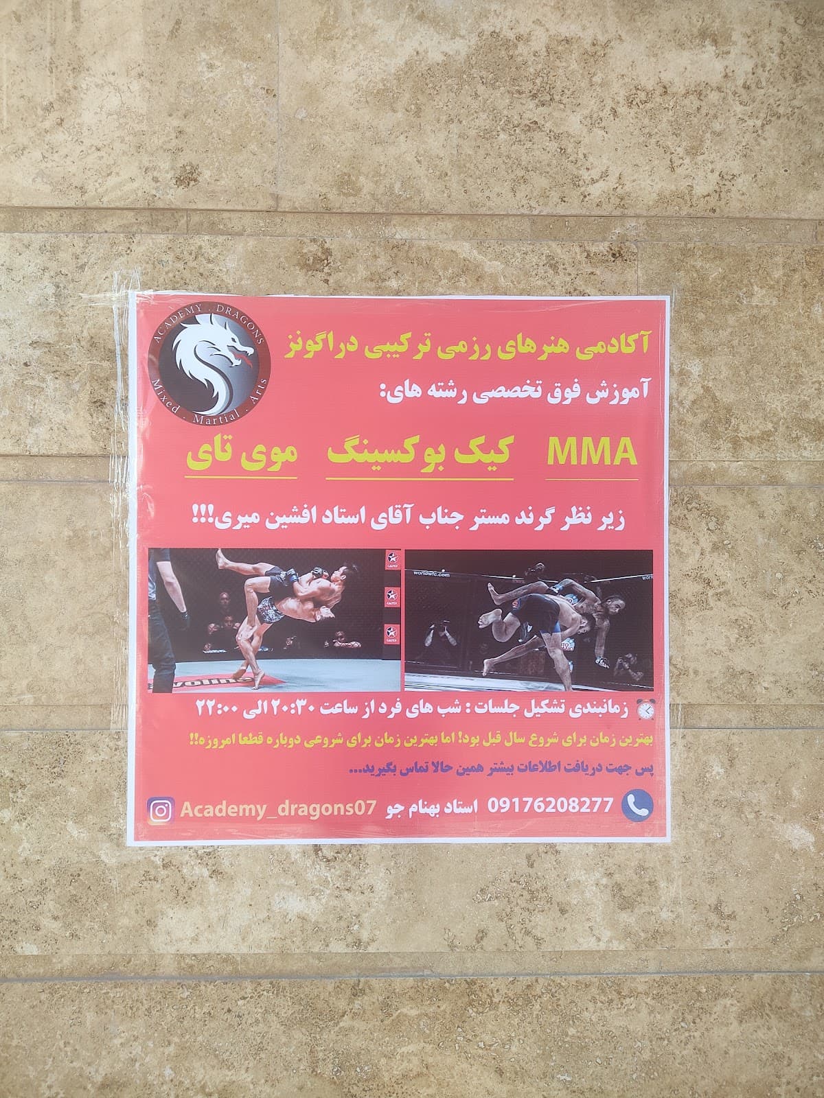 آکادمی هنرهای رزمی ترکیبی دراگونز 2
